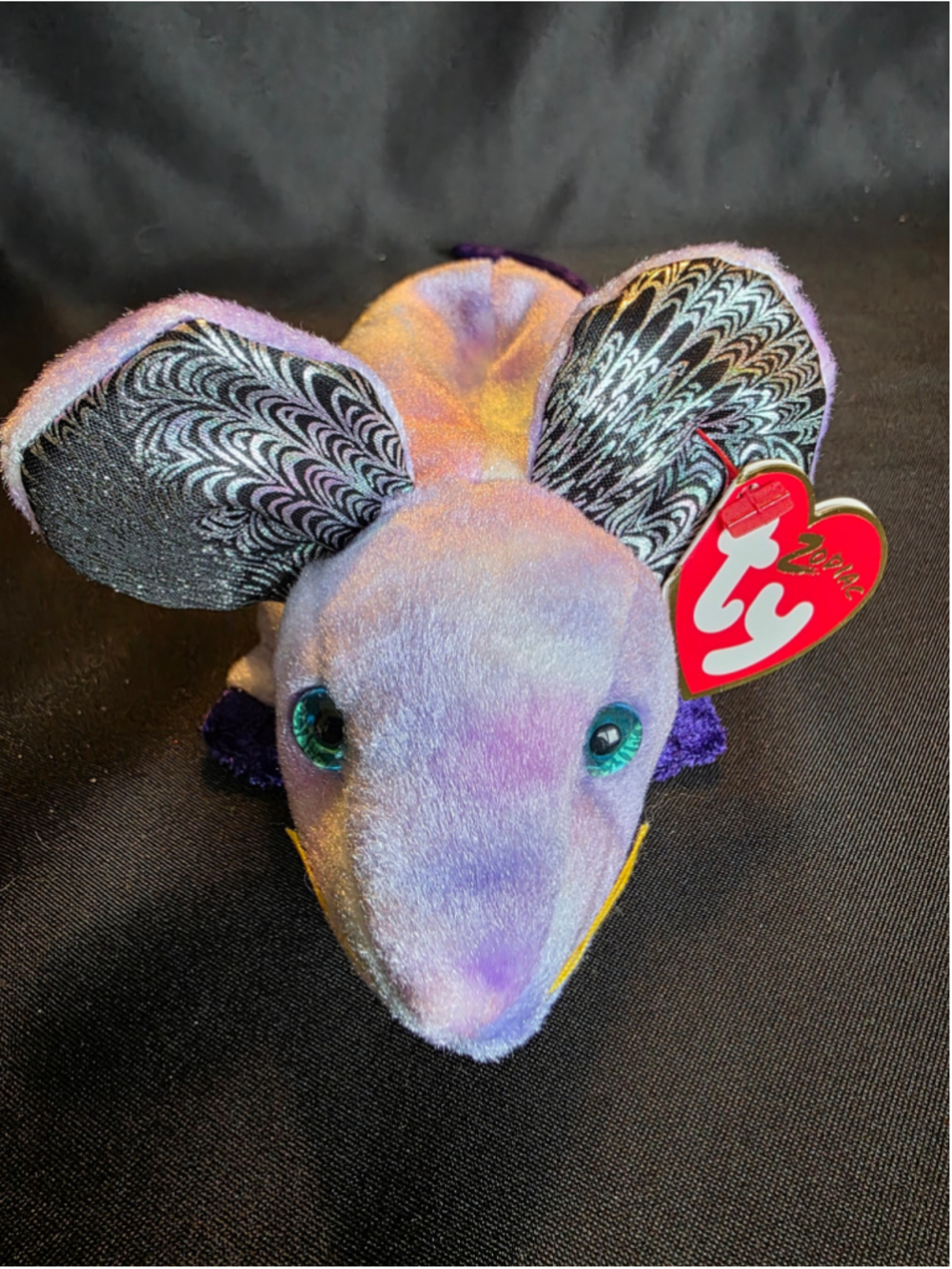 Ty Beanie Baby Zodiac Rat Stuffed Animal vintage